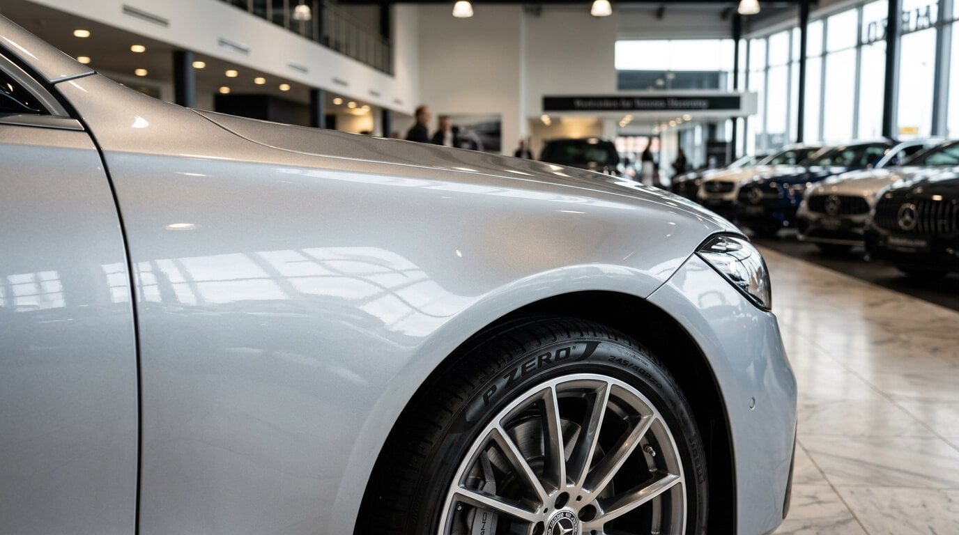 Polished Showroom Car Fender