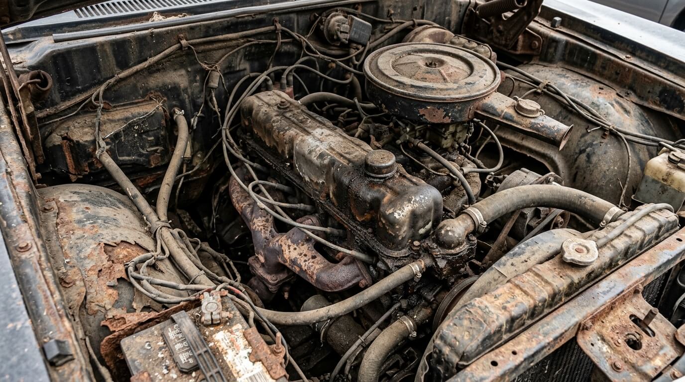 Dirty Dusty Rusty Engine